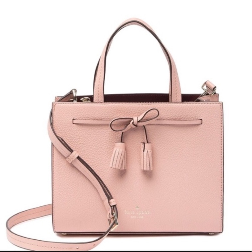 ♠️kate spade Hayes Purse Satchel in dusty pink
